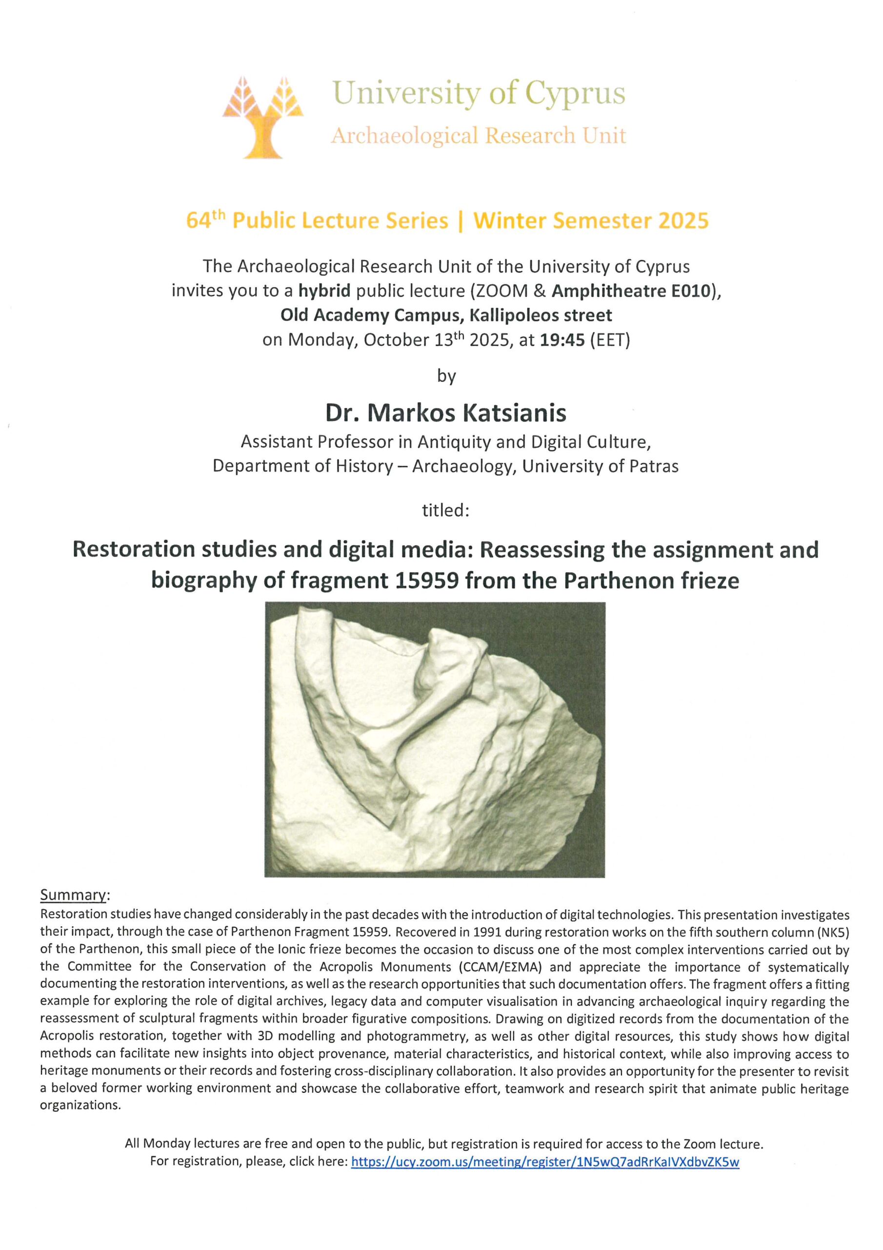 Aru lecture 13.10.2025 (dr markos katsianis)