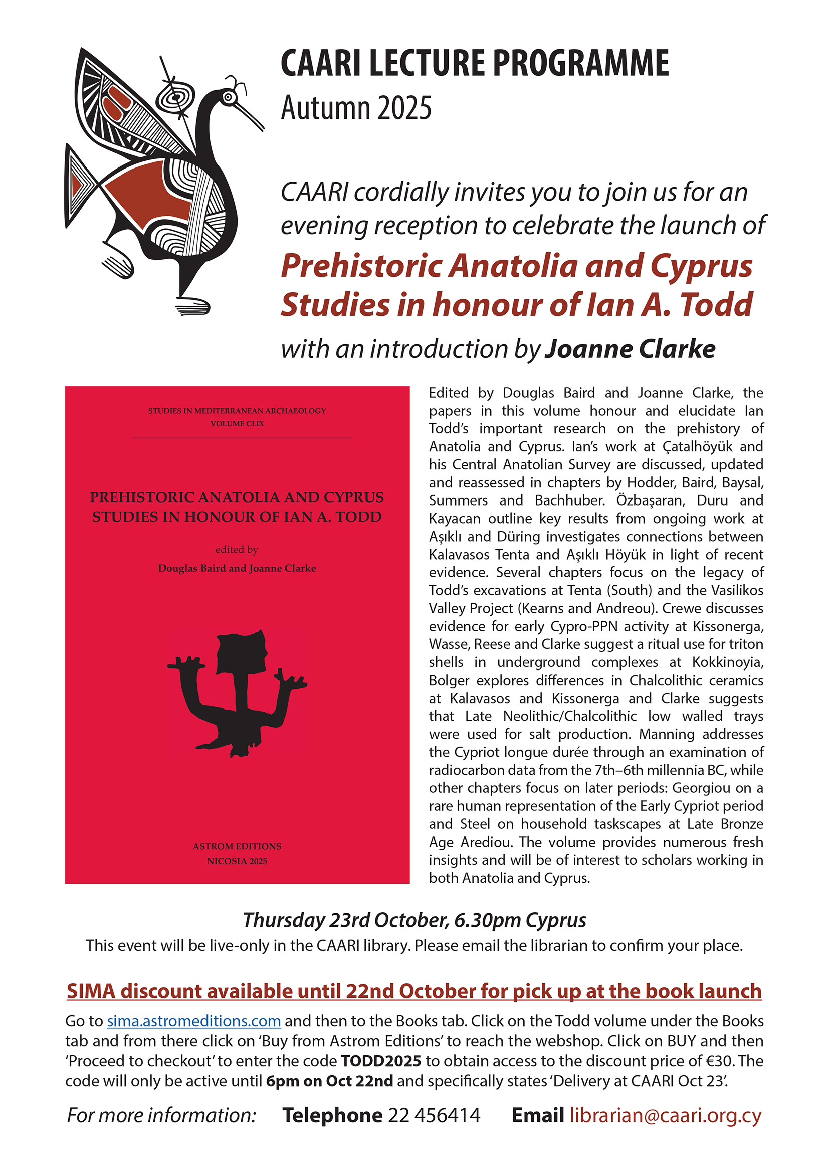 Ian todd festschrift launch invitation